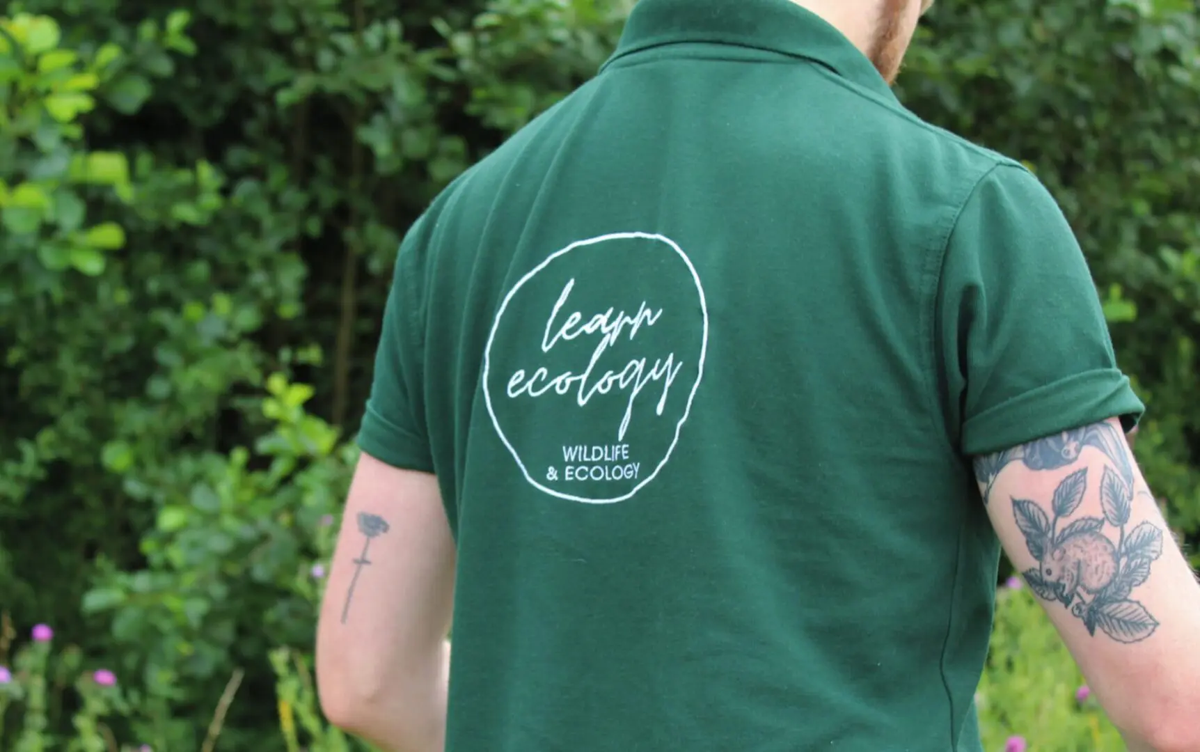 Learn Ecology founder surveying a landscape
